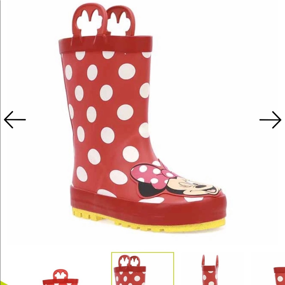 Minie Mouse Disney rain boots